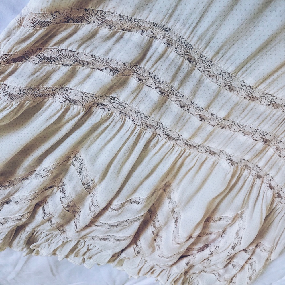 Free People Voile and Lace trapeze dress slip